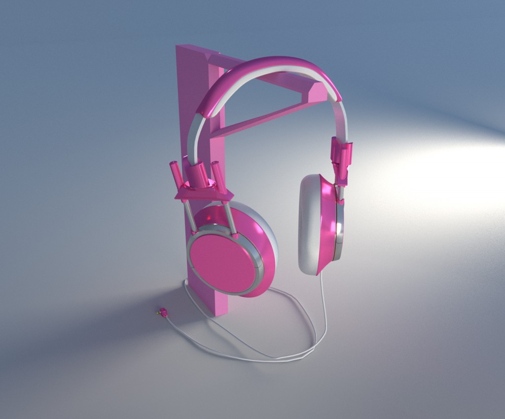 Pink Headphones preview image 2